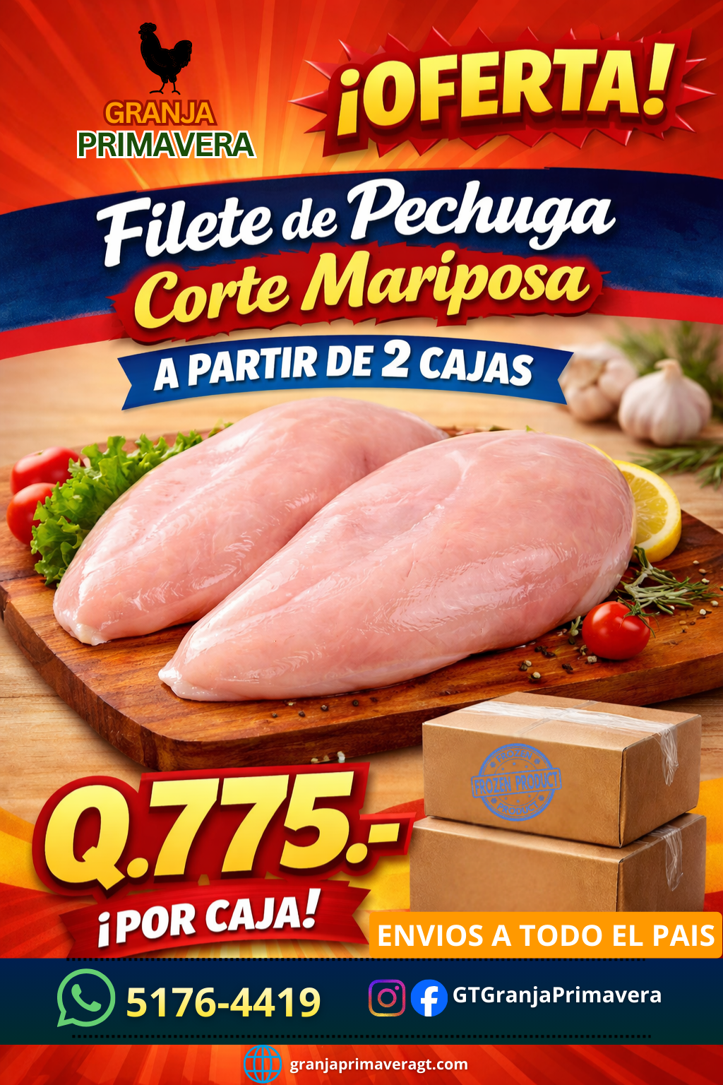 FILETE DE PECHUGA DE POLLO